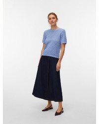 hellblaue Strick Bluse von Vero Moda