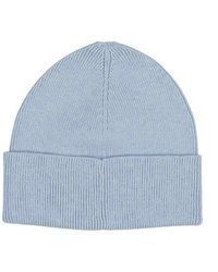 hellblaue Strick Mütze von Bugatti