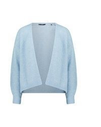 hellblaue Strick Strickjacke von Zero