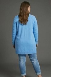 hellblaue Strickjacke mit einer offenen Front von KangaROOS