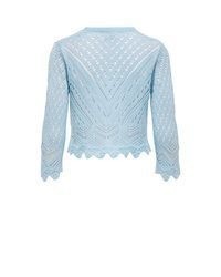 hellblaue Strickjacke von Jdy