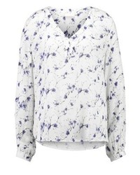 hellblaue Tunika mit Blumenmuster von Kaffe