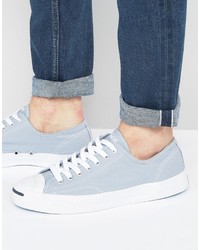 hellblaue Turnschuhe von Converse