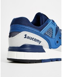 hellblaue Turnschuhe von Saucony