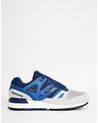 hellblaue Turnschuhe von Saucony