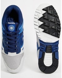 hellblaue Turnschuhe von Saucony