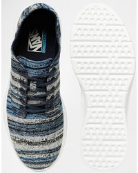 hellblaue Turnschuhe von Vans