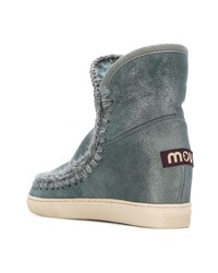 hellblaue Ugg Stiefel von Mou