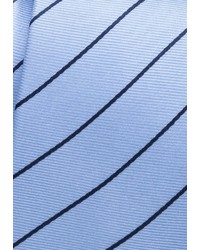 hellblaue vertikal gestreifte Krawatte von Eterna