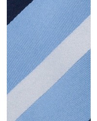 hellblaue vertikal gestreifte Krawatte von Seidensticker
