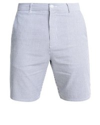 hellblaue vertikal gestreifte Shorts von Pier One