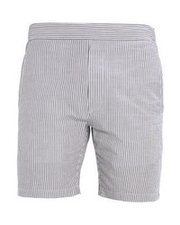 hellblaue vertikal gestreifte Shorts von Uniforms For The Dedicated