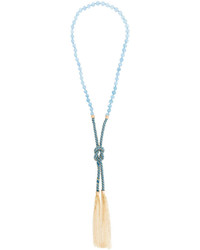 hellblaue Perlen Halskette von Rosantica