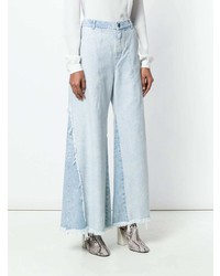 hellblaue weite Hose aus Jeans von Chloé