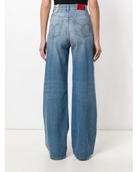 hellblaue weite Hose aus Jeans von Fiorucci