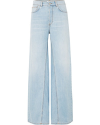 hellblaue weite Hose aus Jeans von Ganni