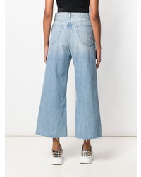 hellblaue weite Hose aus Jeans von Rag & Bone