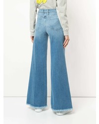 hellblaue weite Hose aus Jeans von Frame Denim