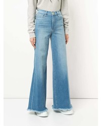 hellblaue weite Hose aus Jeans von Frame Denim