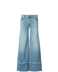 hellblaue weite Hose aus Jeans von Nili Lotan