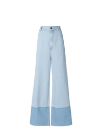 hellblaue weite Hose aus Jeans von Ports 1961