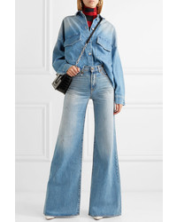 hellblaue weite Hose aus Jeans von R13