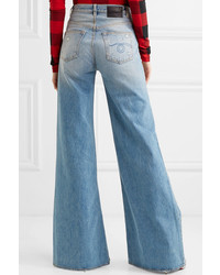 hellblaue weite Hose aus Jeans von R13