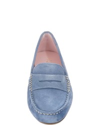 hellblaue Wildleder Mokassins von Pretty Ballerinas