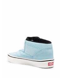 hellblaue Wildleder niedrige Sneakers von Vans