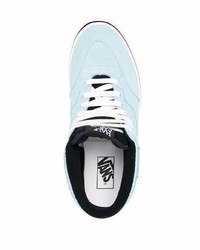 hellblaue Wildleder niedrige Sneakers von Vans