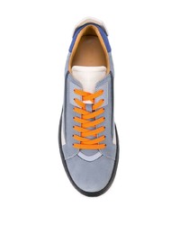 hellblaue Wildleder niedrige Sneakers von Buscemi