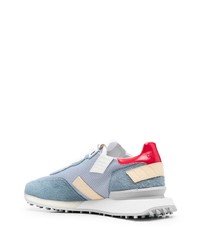 hellblaue Wildleder niedrige Sneakers von Ghoud