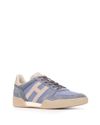 hellblaue Wildleder niedrige Sneakers von Hogan