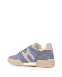 hellblaue Wildleder niedrige Sneakers von Hogan