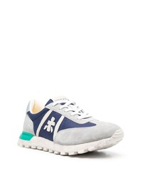 hellblaue Wildleder niedrige Sneakers von Premiata