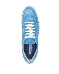 hellblaue Wildleder niedrige Sneakers von Jacob Cohen