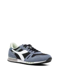 hellblaue Wildleder niedrige Sneakers von Diadora