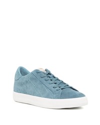 hellblaue Wildleder niedrige Sneakers von Kurt Geiger London