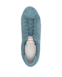 hellblaue Wildleder niedrige Sneakers von Kurt Geiger London