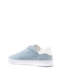 hellblaue Wildleder niedrige Sneakers von Billionaire