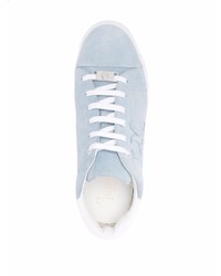 hellblaue Wildleder niedrige Sneakers von Billionaire