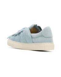 hellblaue Wildleder niedrige Sneakers von Ports 1961