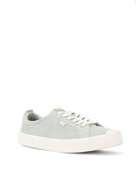 hellblaue Wildleder niedrige Sneakers von Cariuma