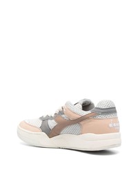 hellblaue Wildleder niedrige Sneakers von Diadora