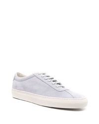 hellblaue Wildleder niedrige Sneakers von Common Projects