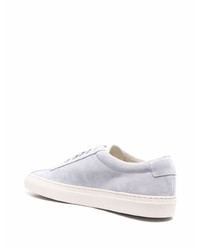 hellblaue Wildleder niedrige Sneakers von Common Projects