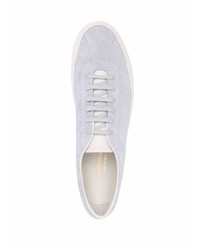 hellblaue Wildleder niedrige Sneakers von Common Projects