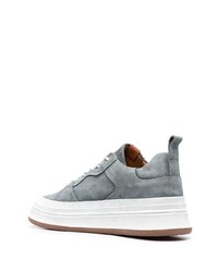 hellblaue Wildleder niedrige Sneakers von Buttero