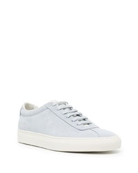 hellblaue Wildleder niedrige Sneakers von Common Projects