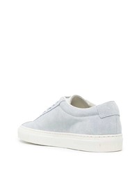 hellblaue Wildleder niedrige Sneakers von Common Projects